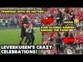 WOW 😮 Crazy championship celebrations of Bayer Leverkusen and their fans! Xabi Alonso with fans!