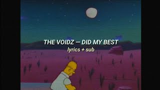 Video thumbnail of "the voidz — did my best (SUB ESPAÑOL + LYRICS)"