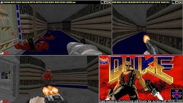 DOOM MOD DUKE NUKEM WITH INTRO ICON & DUKE GUNS DUKE WAD
