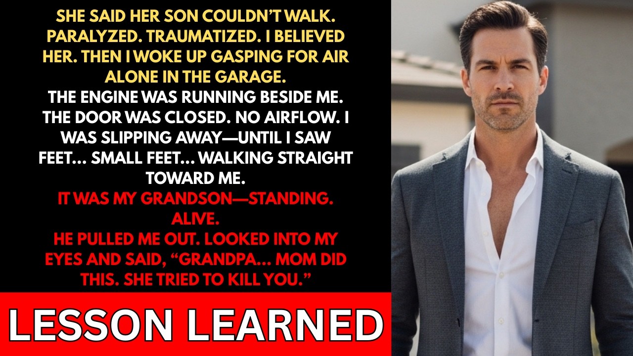I Passed Out In The Garage After My Daughter Left—And Her “Paralyzed” Son Stood Up And Pulled Me Out