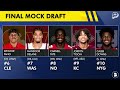 🚨FINAL New York Giants Mock Draft | 2026 NFL Draft