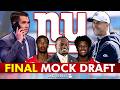 🚨FINAL New York Giants Mock Draft | 2026 NFL Draft