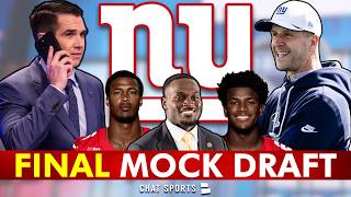 🚨FINAL New York Giants Mock Draft | 2026 NFL Draft