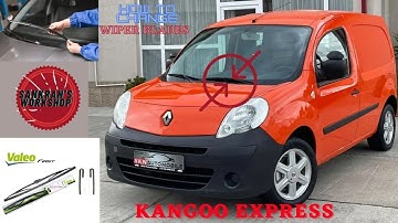 How to change wipers blades / window wipers RENAULT KANGOO 2 (Express)