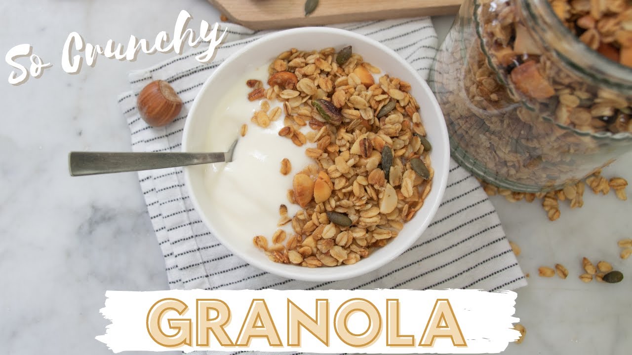 How to Make Granola (SO CRUNCHY) YouTube
