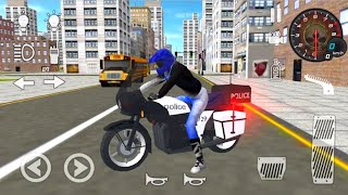 Real Police Motorbike Simulator 2020 -👮 police driving 🏍️ - rescue gameplay screenshot 4