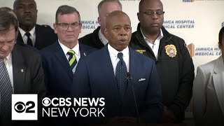 Officials provide update on NYPD, bystander shot in Queens