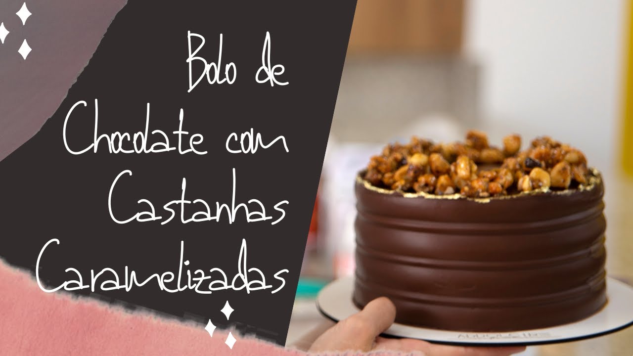 AULA PRÁTICA RIZZO 07/12/19 | BOLO DE CHOCOLATE COM CASTANHAS CARAMELIZADAS | NANI MANTOVANI