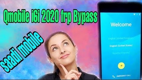 Qmobile i6i 2020 frp Bypass