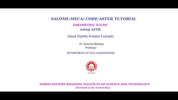 SLOPE-STABILITY ANALYSIS USING CODE-ASTER/S-MECA | PARAMETRIC STUDY USING astk (High Resolution)