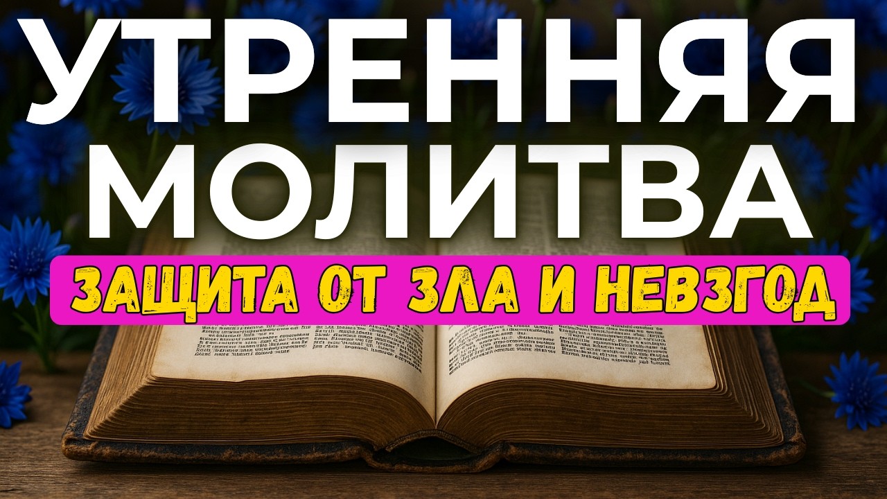 САМАЯ СИЛЬНАЯ МОЛИТВА ЗАЩИТЫ ОТ ЗЛА И НЕВЗГОД 🙏 Утренняя Молитва На Каждый День