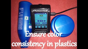 Ensure color consistency in your plastic products and packaging using Sensegood spectrophotometer