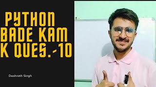 Python Easy Questions I Python Beginners Questions I Basic Questions I Practice Program Beginner-10