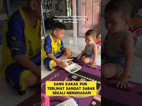 jaribos x hiu777 - momen haru ketika kakak dan adik beda 8 tahun ‼️‼️ #momenharu #kakak #adik #shorts