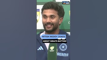 Nitish Reddy on Mohammed Siraj Batting: 