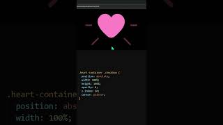 Heart Like Button Animation | HTML & CSS Tutorial ❤️  #coding #html