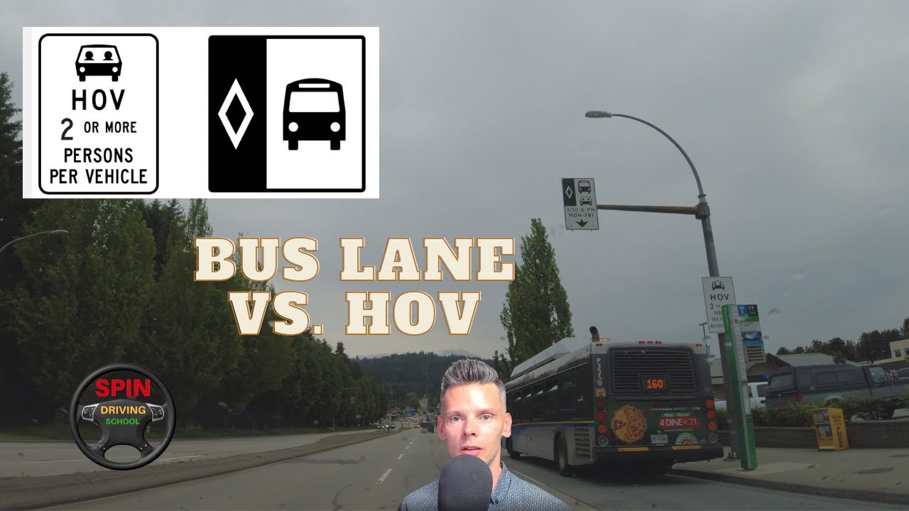 Bus Lane Vs HOV Lane [BURNABY B.C] YouTube