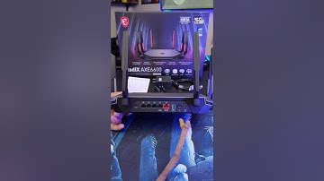 MSI RadiX AXE6600 WiFi 6E Tri-Band Gaming Router w/ AI QoS Support