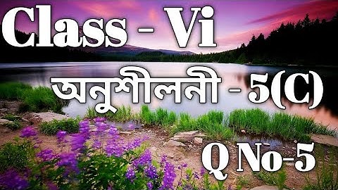 Class 6 Math Ex-5 (C) Q No-5 Solution in Assamese/ Sankardev Sishu Niketan)/Babu