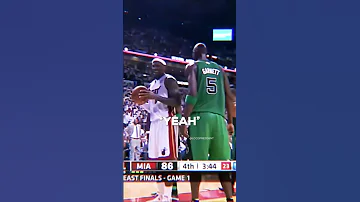 LeBron mocks KG in front of his face 😳 #shorts