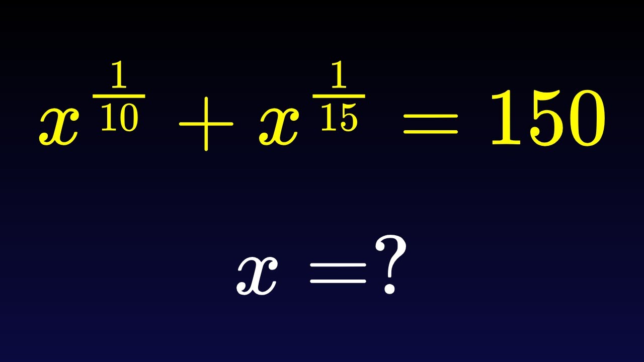 Norway | A Nice Algebra Problem | Math Olympiad - YouTube