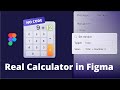 Build a Real Working Calculator in Figma (No Code!)