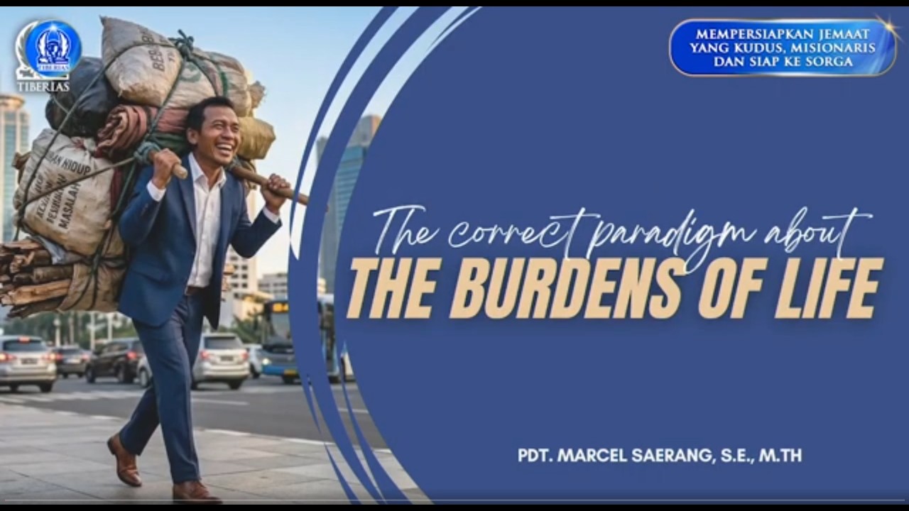 KKR Kaum Muda BOANERGES | The Burdens Of Life | Pdt. Marcel Saerang, S.E., M.Th.