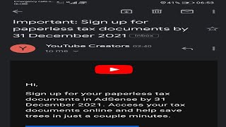 HOW TO SIGN UP PAPERLESS DOCUMENTS FROM YOUTUBE CREATORS! TAX REFUBDABLE!