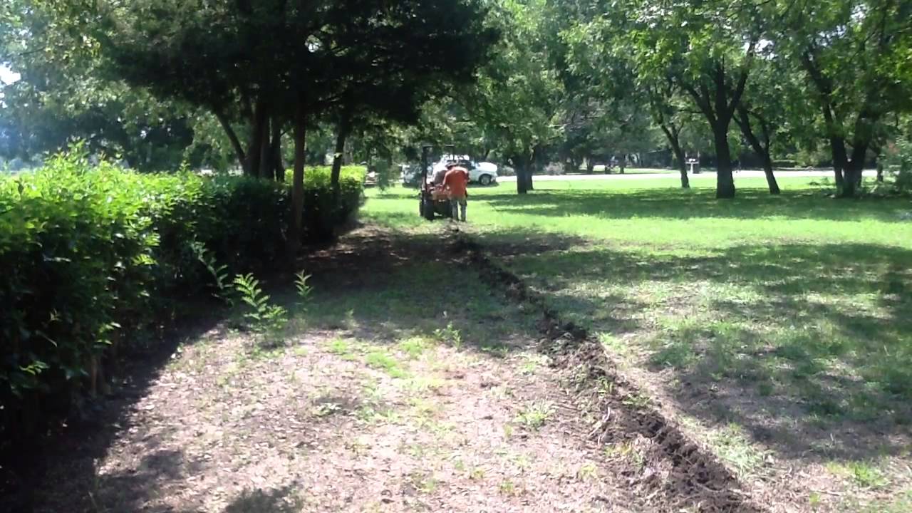 Underground fiber optic cable installation YouTube