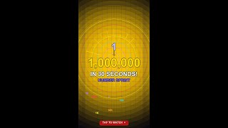 Number Sprint: 0 to 1 MILLION in 30 Seconds #Shorts #Gaming