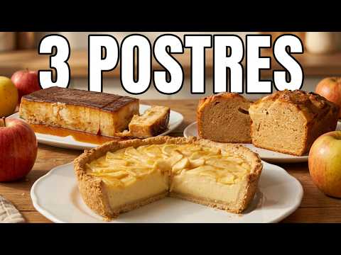 3 EASY, CHEAP, and DELICIOUS APPLE DESSERTS 🍎😱 | With FEW INGREDIENTS