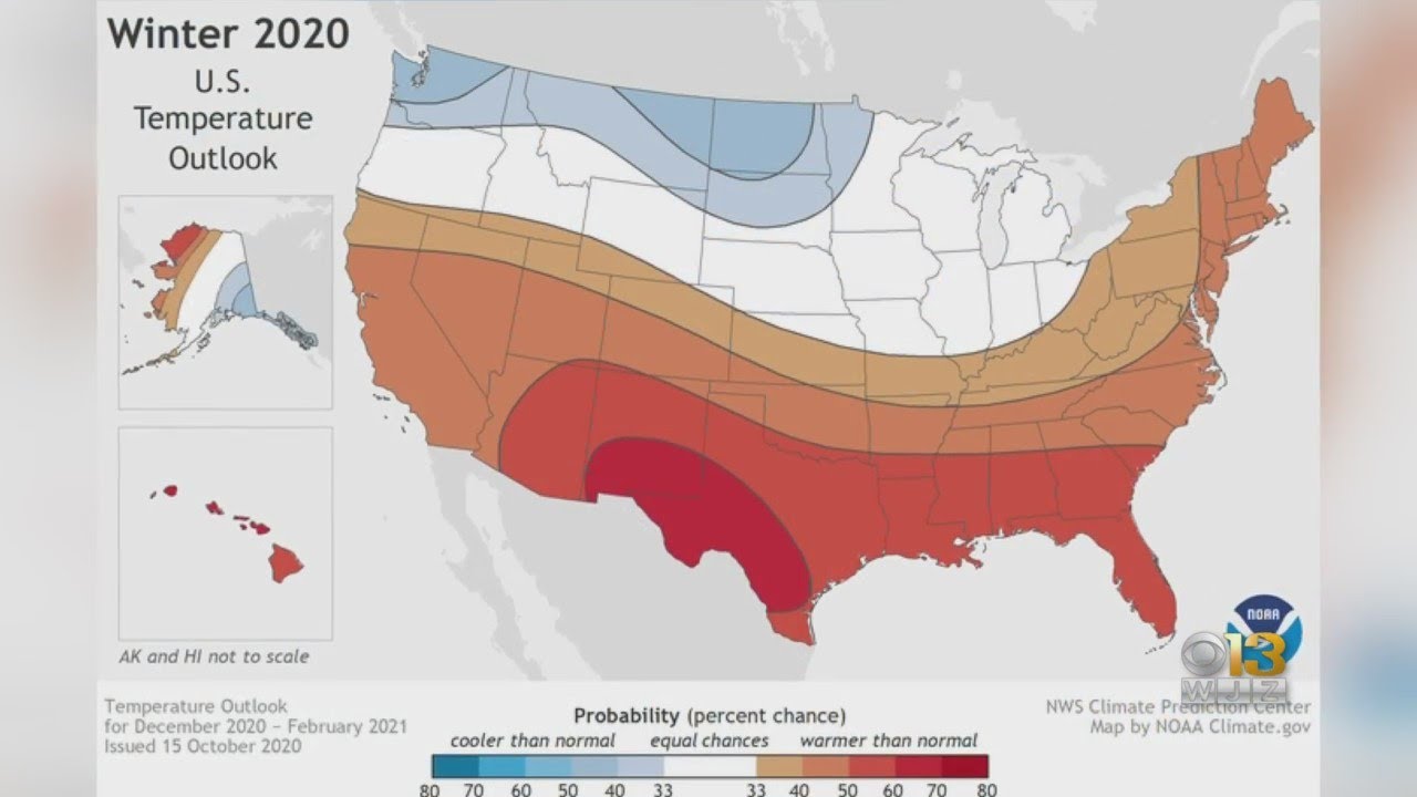 Much Of US, Including Maryland, Expected To Be Warmer Than Normal This ...
