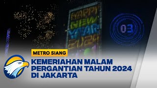 Atraksi Drone dan Kembang Api Hiasi Langit Jakarta di Malam Tahun Baru 2024