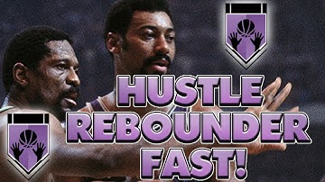 HOW TO GET HUSTLE REBOUNDER FAST METHOD! FASTEST HUSTLE REBOUNDER TUTORIAL IN NBA 2K18!