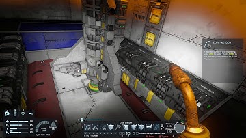 Space Engineers Hangar Platform demonstration