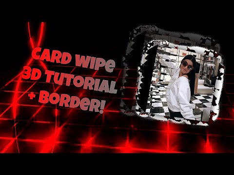 Funimate Tutorial How to make 3d cube card wipe and border!
