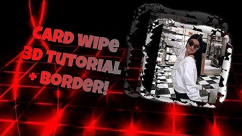 Funimate Tutorial How to make 3d cube card wipe and border!
