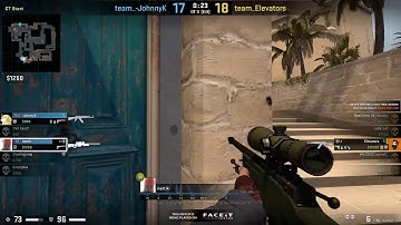 FaceIt Rank 10 1v4 Ace Clutch