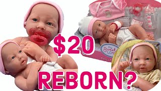 $20 Reborn Baby?? Cheap Realistic Baby Doll Review | Berenguer JC Toys Newborn Doll