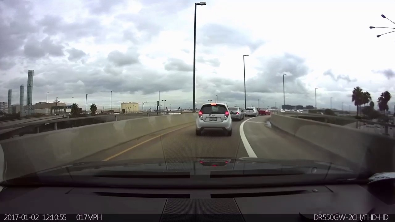 A True Story of LAX Glowing Light Towers and Under the Runway Sepulveda Tunnel. Los Angeles Dashcam
