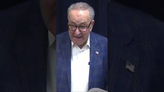 Schumer fire 🔥speech for trump and high cost mega rail merger part 1