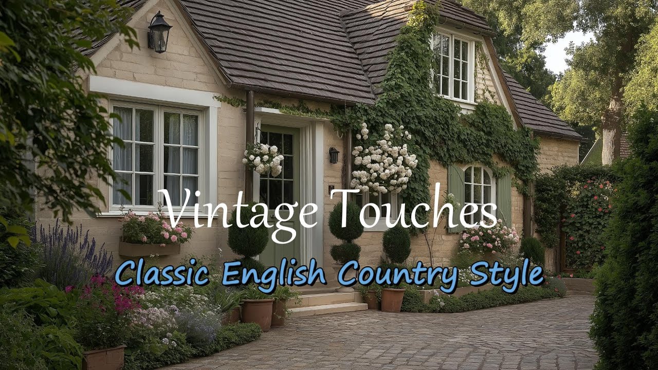 Classic English Country Style: Infuse your home with floral patterns and elegant vintage character
