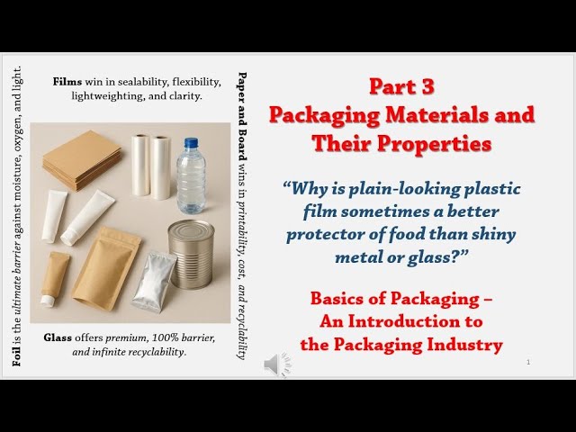 BOP3 Packaging Materials and Their Properties