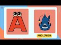A to Z Dangerous Sea Creatures Song 🦑🦈 | Ocean ABC Phonics for Kids | UZR Kids #abcd #kids