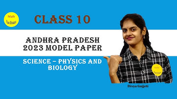 Class 10 Science Board Exam Model paper 2023 | Andhra Pradesh