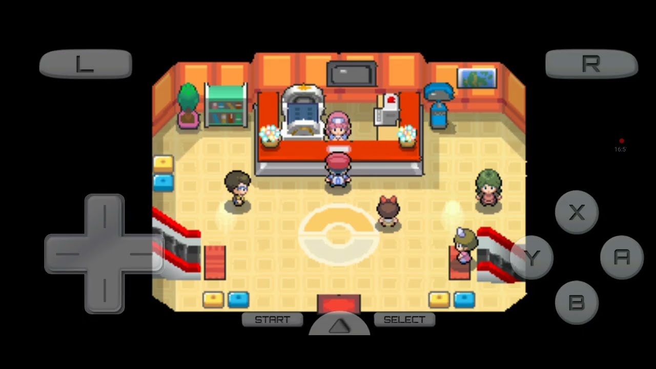 Jugando Pokémon platino