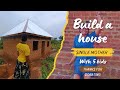 Constructing a three bedroom house for a single mother with five childrendonate help africa