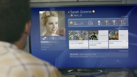 PS4 Interface - Official Demo