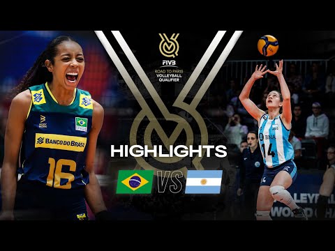 🇧🇷 BRA vs. 🇦🇷 ARG - Highlights | Women's OQT 2023