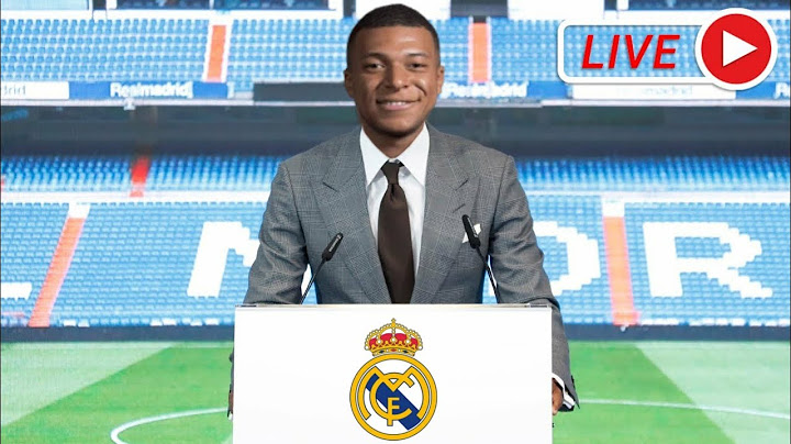 LA PRÉSENTATION DE KYLIAN MBAPPÉ AU REAL MADRID (OFFICIEL)